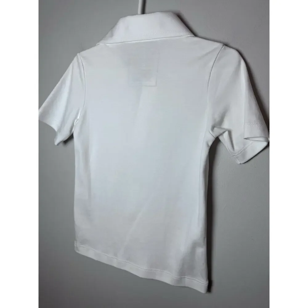 Lila & Hayes White Pima Cotton Polo Baby Boy 18-24 Months NEW